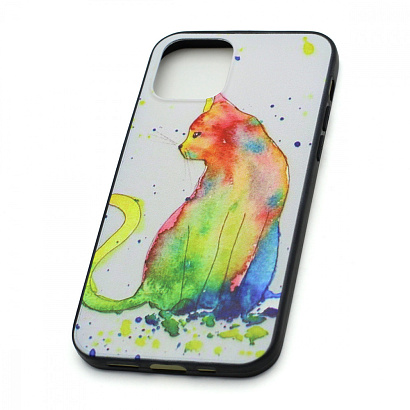 Чехол EDIVIA 3D Print (накладка/силикон-пластик) для iPhone 12/12 Pro/6.1 (080)