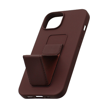 Чехол Magnetic Stend 2 для Apple iPhone 14/6.1 (006) бордовый