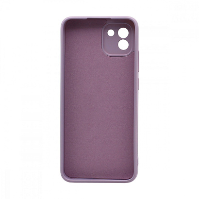 Чехол Silicone Case NEW ERA (накладка/силикон) для Samsung Galaxy A03 сиреневый