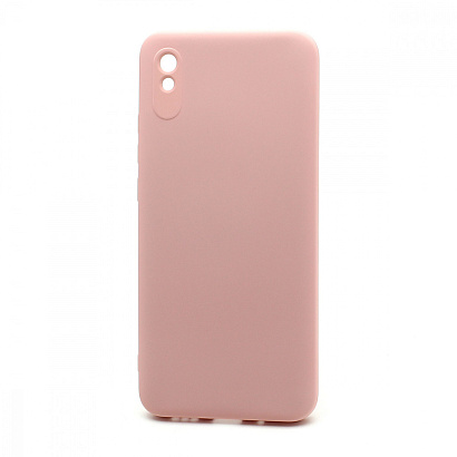Чехол Silicone Case NEW ERA (накладка/силикон) для Xiaomi Redmi 9A светло розовый