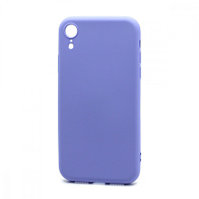 Чехол Silicone Case NEW ERA (накладка/силикон) для Apple iPhone XR сиреневый