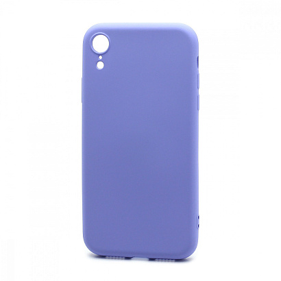 Чехол Silicone Case NEW ERA (накладка/силикон) для Apple iPhone XR сиреневый