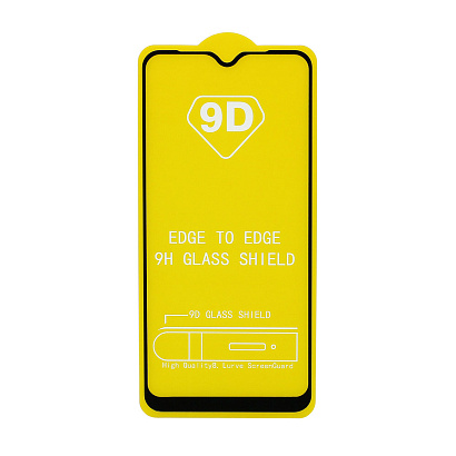 Защитное стекло Full Glass для Samsung Galaxy A10S (A107) черное (Full GC) тех. пак