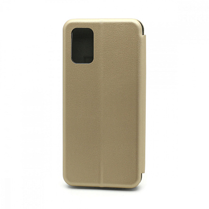Чехол-книжка BF модельный (силикон/кожа) для Samsung Galaxy A02S/M02S золотистый