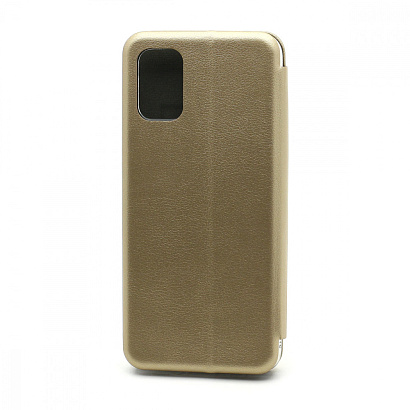 Чехол-книжка BF модельный (силикон/кожа) для Samsung Galaxy M31S золотистый