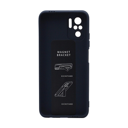 Чехол Magnetic Stend 2 для Xiaomi Redmi Note 10/Redmi Note 10S (010) синий