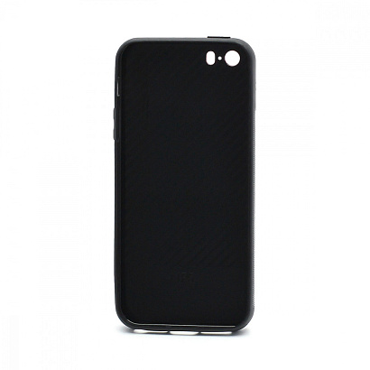 Чехол со стеклянной вставкой Gradient для Apple iPhone 5/5S/SE(003) зелено-голубой