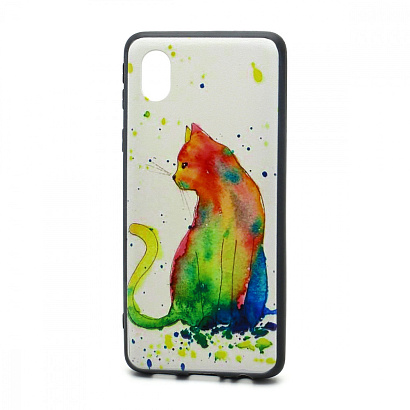 Чехол EDIVIA 3D Print (накладка/силикон-пластик) для Samsung Galaxy A01 Core/M01 Core (080)