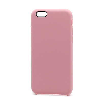 Чехол Silicone Case без лого для Apple iPhone 6/6S (006) розовый