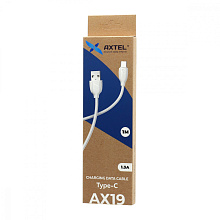 Кабель USB - Type-C Axtel AX19 (100см) белый