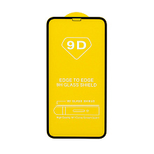 Защитное стекло Full Glass для Apple iPhone 11/XR черное (Full GC) тех. пак