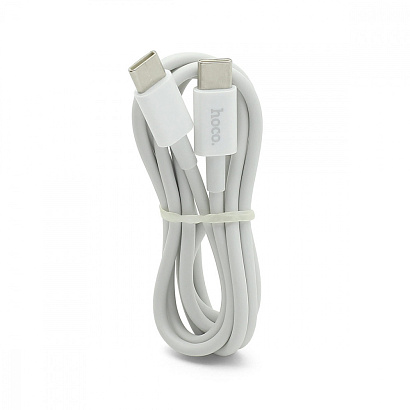 СЗУ с выходом USB Hoco C80A (PD+QC3.0/1USB/1USB PD/кабель Type-C -Type-C) белое