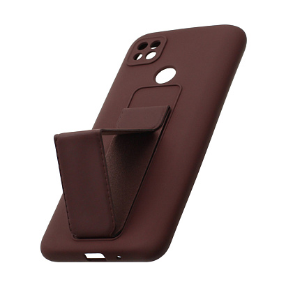 Чехол Magnetic Stend 2 для Xiaomi Redmi 9C (006) бордовый