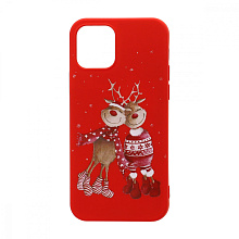 Чехол NEW ERA Winter для Apple iPhone 12/12 Pro/6.1 (002) красный