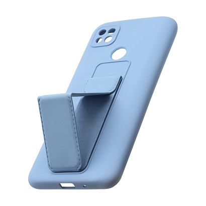 Чехол Magnetic Stend 2 для Xiaomi Redmi 9C (008) голубой