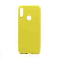 Чехол Silicone Case NEW ERA (накладка/силикон) для Huawei Honor 8A/Y6 2019 желтый