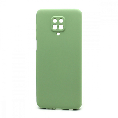 Чехол Silicone Case NEW ERA (накладка/силикон) для Xiaomi Redmi Note 9S/Note 9 Pro зеленый