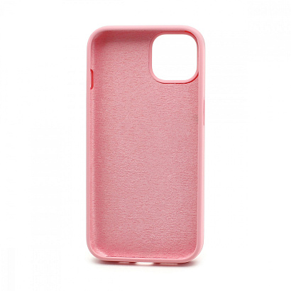Чехол Silicone Case без лого для Apple iPhone 13/6.1 (полная защита) (006) розовый