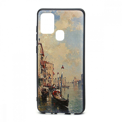 Чехол EDIVIA 3D Print (накладка/силикон-пластик) для Samsung Galaxy A21S (064)