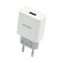 СЗУ с выходом USB AXTEL (2.1A) белое