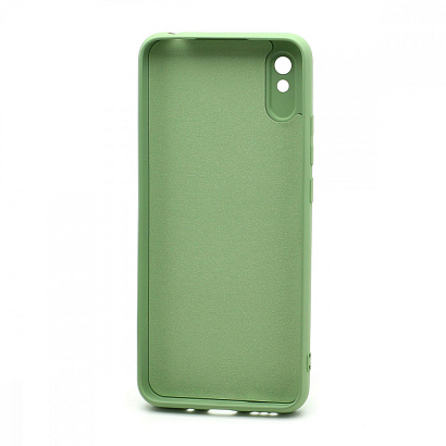 Чехол Silicone Case NEW ERA (накладка/силикон) для Xiaomi Redmi 9A зеленый