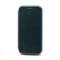 Чехол-книжка BF модельный (силикон/кожа) для Apple iPhone 12/12 Pro/6.1 зелёный
