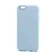 Чехол Silicone Case без лого для Apple iPhone 6/6S (полная защита) (044)  светло голубой