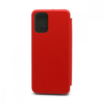 Чехол-книжка BF модельный (силикон/кожа) для Xiaomi Redmi Note 10/Redmi Note 10S красный