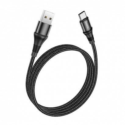 Кабель USB - Type-C HOCO X50 "Excellent" (3А, 100см) черный