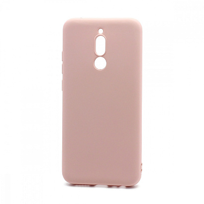 Чехол Silicone Case NEW ERA (накладка/силикон) для Xiaomi Redmi 8 светло розовый