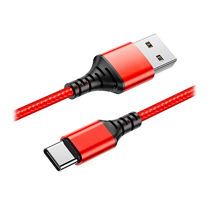 Кабель USB - Type-C Axtel AX54 (100см) красный