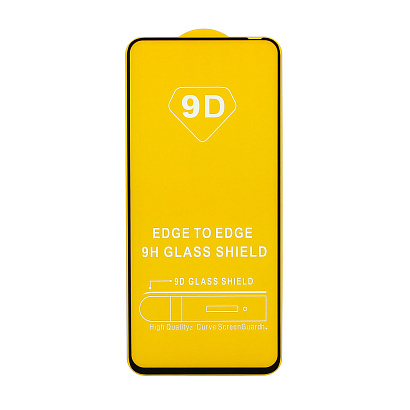 Защитное стекло Full Glass для Huawei View 30 Pro черное (Full GC) тех. пак