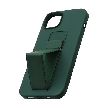 Чехол Magnetic Stend 2 для Apple iPhone 14 Plus/6.7 (007) темно зеленый