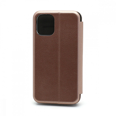 Чехол-книжка BF модельный (силикон/кожа) для Apple iPhone 12 mini/5.4 розовый