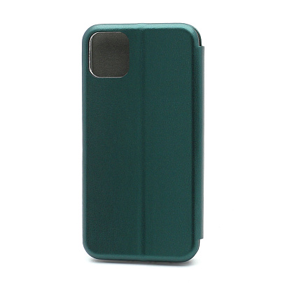 Чехол-книжка BF модельный (силикон/кожа) для Apple iPhone 11 Pro Max/6.5 зелёный