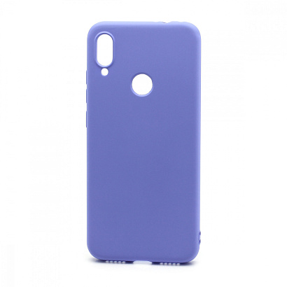 Чехол Silicone Case NEW ERA (накладка/силикон) для Xiaomi Redmi Note 7 сиреневый