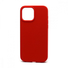 Чехол Silicone Case без лого для Apple iPhone 13 Pro Max/6.7 (полная защита) (014) красный