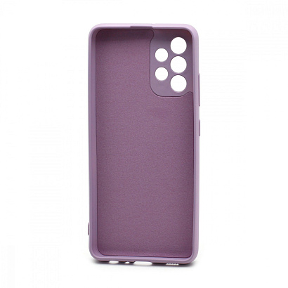 Чехол Silicone Case NEW ERA (накладка/силикон) для Samsung Galaxy A32 4G сиреневый