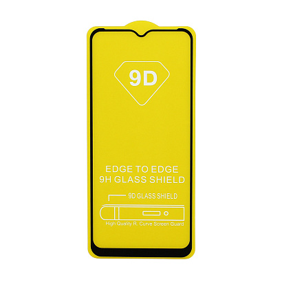 Защитное стекло Full Glass для Samsung Galaxy A20S (A207) черное (Full GC) тех. пак