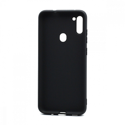 Чехол OU Lovely Fruit для Samsung Galaxy A11/M11 (A115) силикон в блистере матовый чёрный