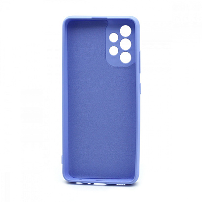 Чехол Silicone Case NEW ERA (накладка/силикон) для Samsung Galaxy A32 4G голубой