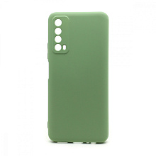 Чехол Silicone Case NEW ERA (накладка/силикон) для Huawei P Smart 2021/Y7a зеленый