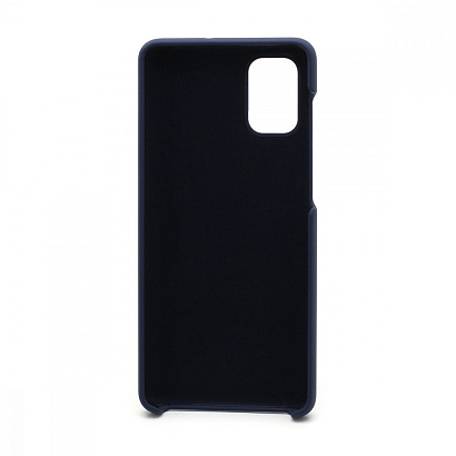 Чехол Silicone Cover Color для Samsung Galaxy M51 (008) темно синий