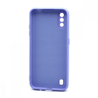 Чехол Silicone Case NEW ERA (накладка/силикон) для Samsung Galaxy A01 сиреневый