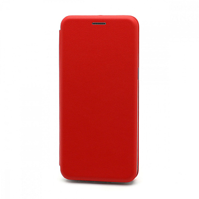 Чехол-книжка BF модельный (силикон/кожа) для Realme 5 красный