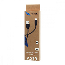 Кабель USB - Type-C Axtel AX19 (100см) черный