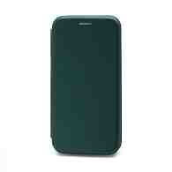 Чехол-книжка BF модельный (силикон/кожа) для Apple iPhone 13 Pro зелёный