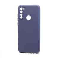 Чехол Silicone Case NEW ERA (накладка/силикон) для Xiaomi Redmi Note 8T серый