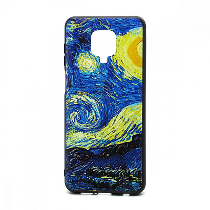 Чехол EDIVIA 3D Print (накладка/силикон-пластик) для Xiaomi Redmi Note 9S/Note 9 Pro (020)