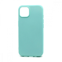 Чехол Silicone Case NEW ERA (накладка/силикон) для Apple iPhone 13/6.1 мятный